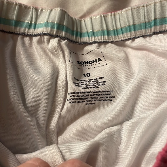 Girls pastel striped skirt size 10 - Picture 2 of 4